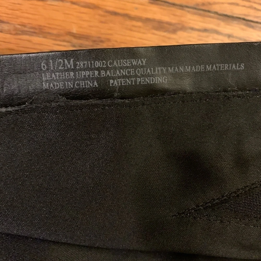 NWOT Naturalizer Causeway Black Leather Boots 6.5